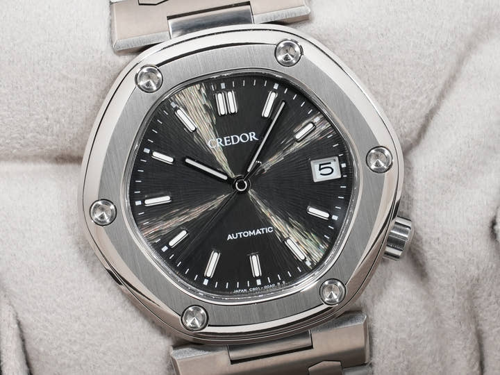 セイコー クレドール ロコモティブ Ref.GCCR999 TI ブラック文字盤 極美品 3drxtj6k