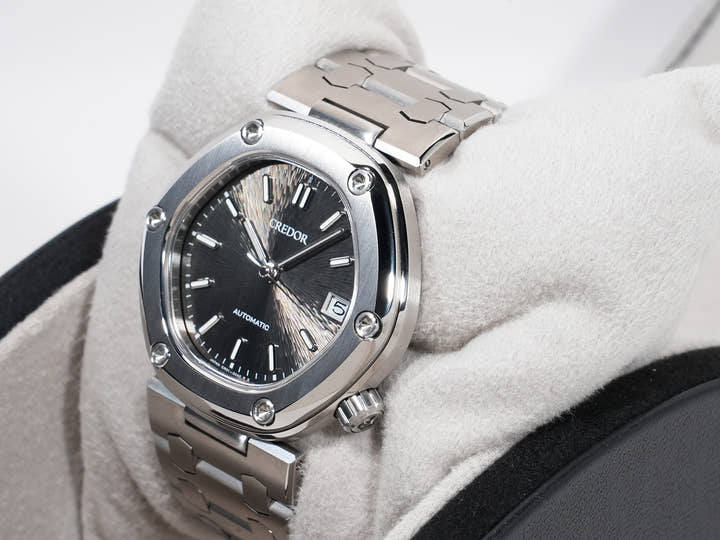 セイコー クレドール ロコモティブ Ref.GCCR999 TI ブラック文字盤 極美品 3drxtj6k