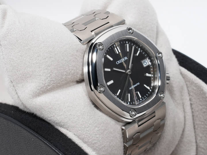 セイコー クレドール ロコモティブ Ref.GCCR999 TI ブラック文字盤 極美品 3drxtj6k