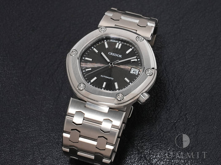 セイコー クレドール ロコモティブ Ref.GCCR999 TI ブラック文字盤 極美品 3drxtj6k