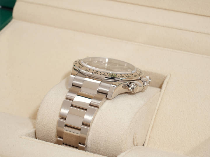 ロレックス デイトナ Ref.126509G ホワイトゴールド ブライトブラックxスチールx8Pダイヤ文字盤