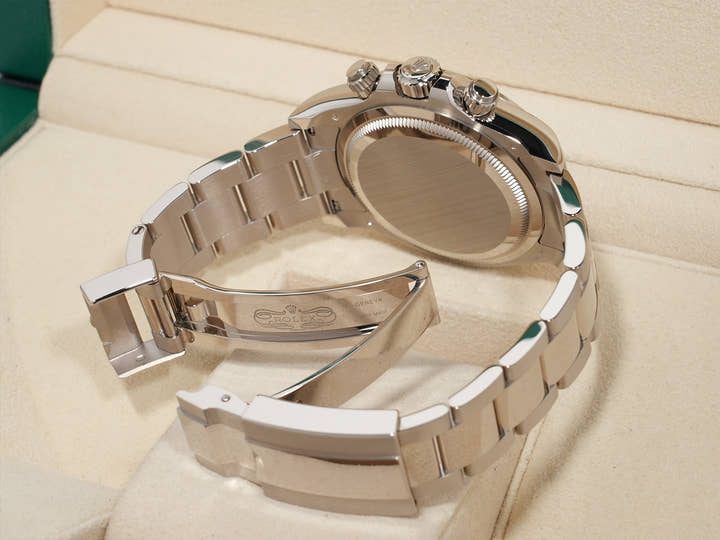 ロレックス デイトナ Ref.126509G ホワイトゴールド ブライトブラックxスチールx8Pダイヤ文字盤