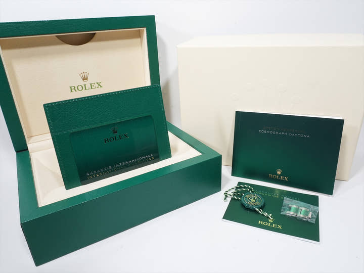 ロレックス デイトナ Ref.126509G ホワイトゴールド ブライトブラックxスチールx8Pダイヤ文字盤