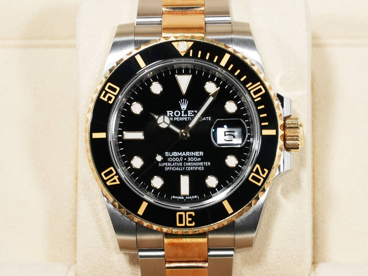 ロレックス サブマリーナー デイト Ref.116613LN ステンレススチール/イエローゴールド ブラック文字盤