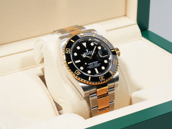 ロレックス サブマリーナー デイト Ref.116613LN ステンレススチール/イエローゴールド ブラック文字盤