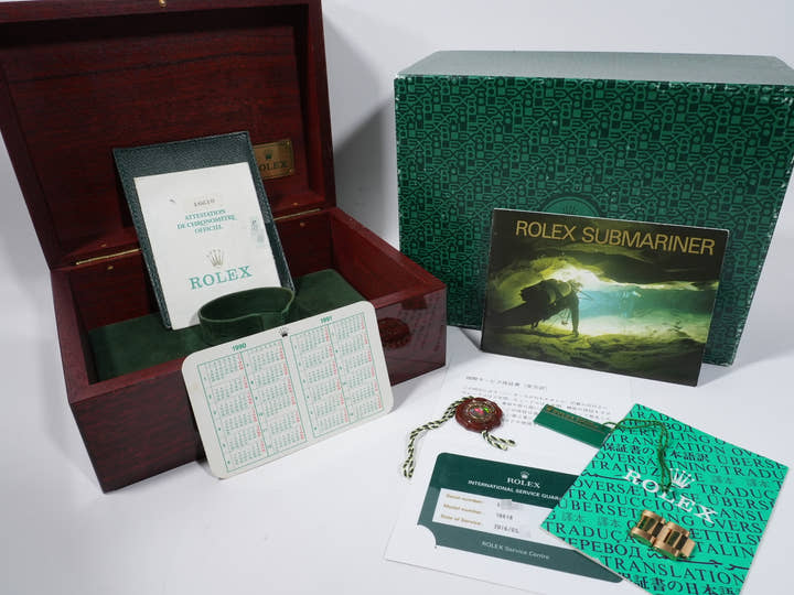 ロレックス サブマリーナー デイト Ref.16618 イエローゴールド ブラック文字盤