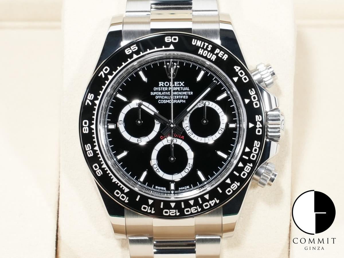 ロレックス デイトナ Ref.126500LN ステンレススチール ブラック文字盤