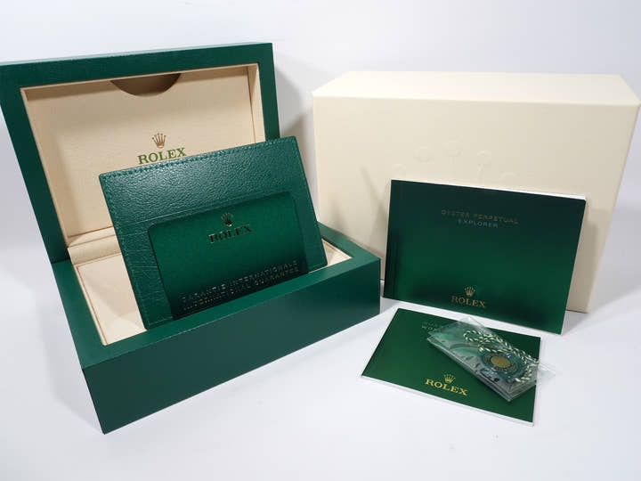 ロレックス エクスプローラーI Ref.214270 ステンレススチール ブラック文字盤