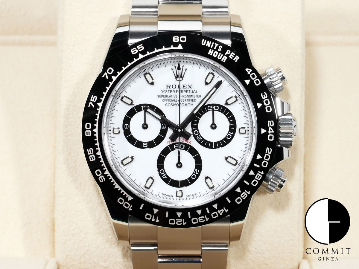 ロレックス デイトナ Ref.116500LN ステンレススチール ホワイト文字盤
