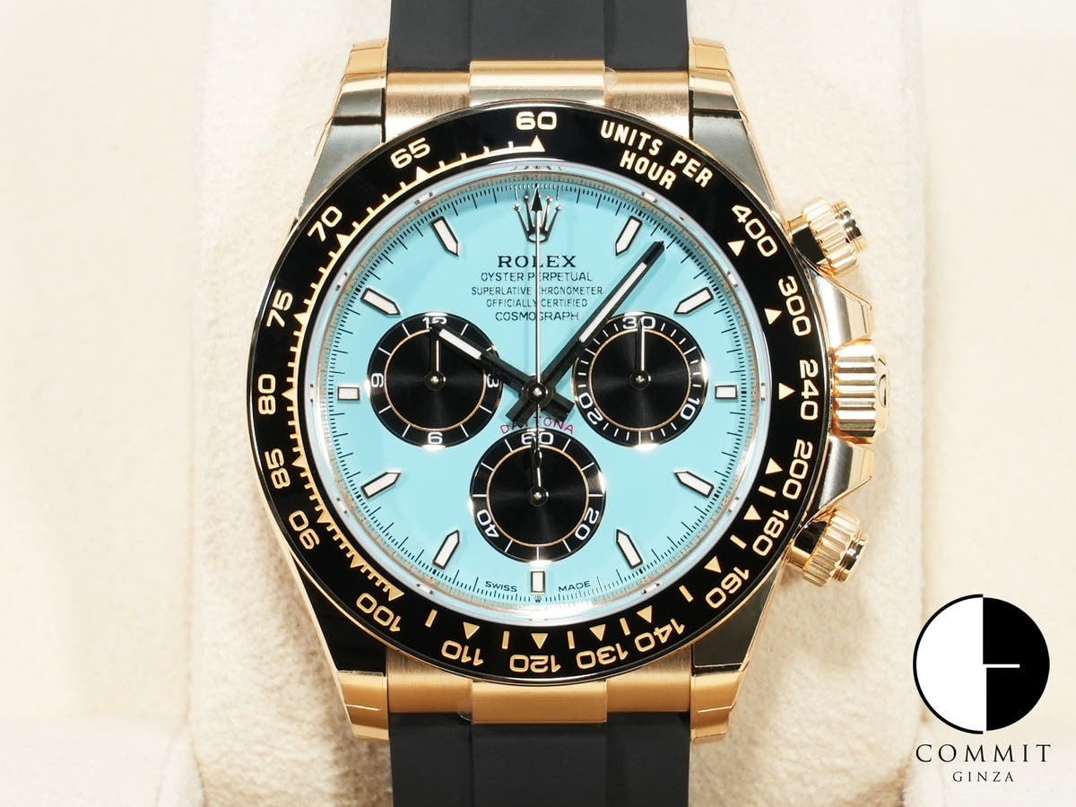 ロレックス デイトナ Ref.126518LN イエローゴールド ターコイズブルー文字盤