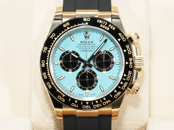 ロレックス デイトナ Ref.126518LN イエローゴールド ターコイズブルー文字盤