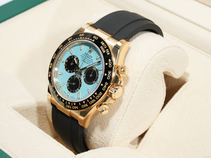 ロレックス デイトナ Ref.126518LN イエローゴールド ターコイズブルー文字盤