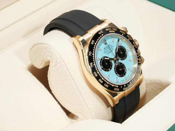 ロレックス デイトナ Ref.126518LN イエローゴールド ターコイズブルー文字盤