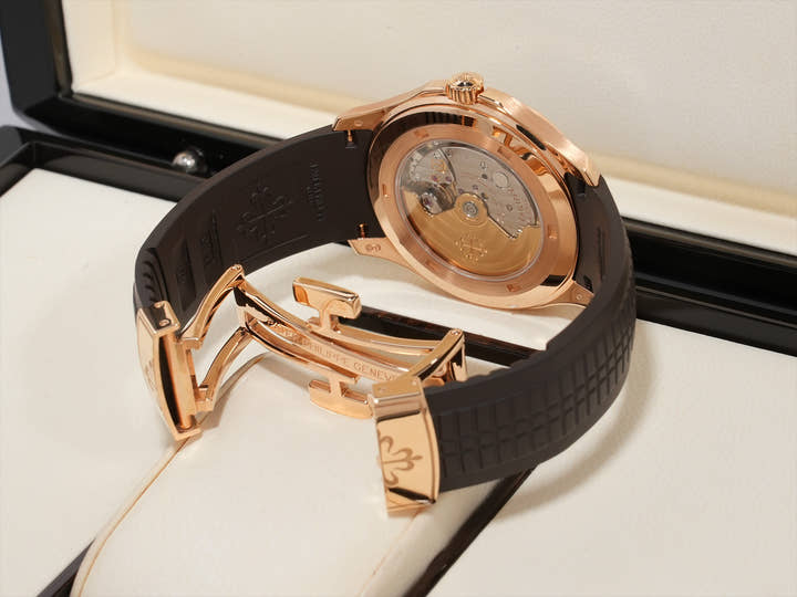 パテックフィリップ アクアノート Ref.5167R-001 ローズゴールド ブラウン文字盤