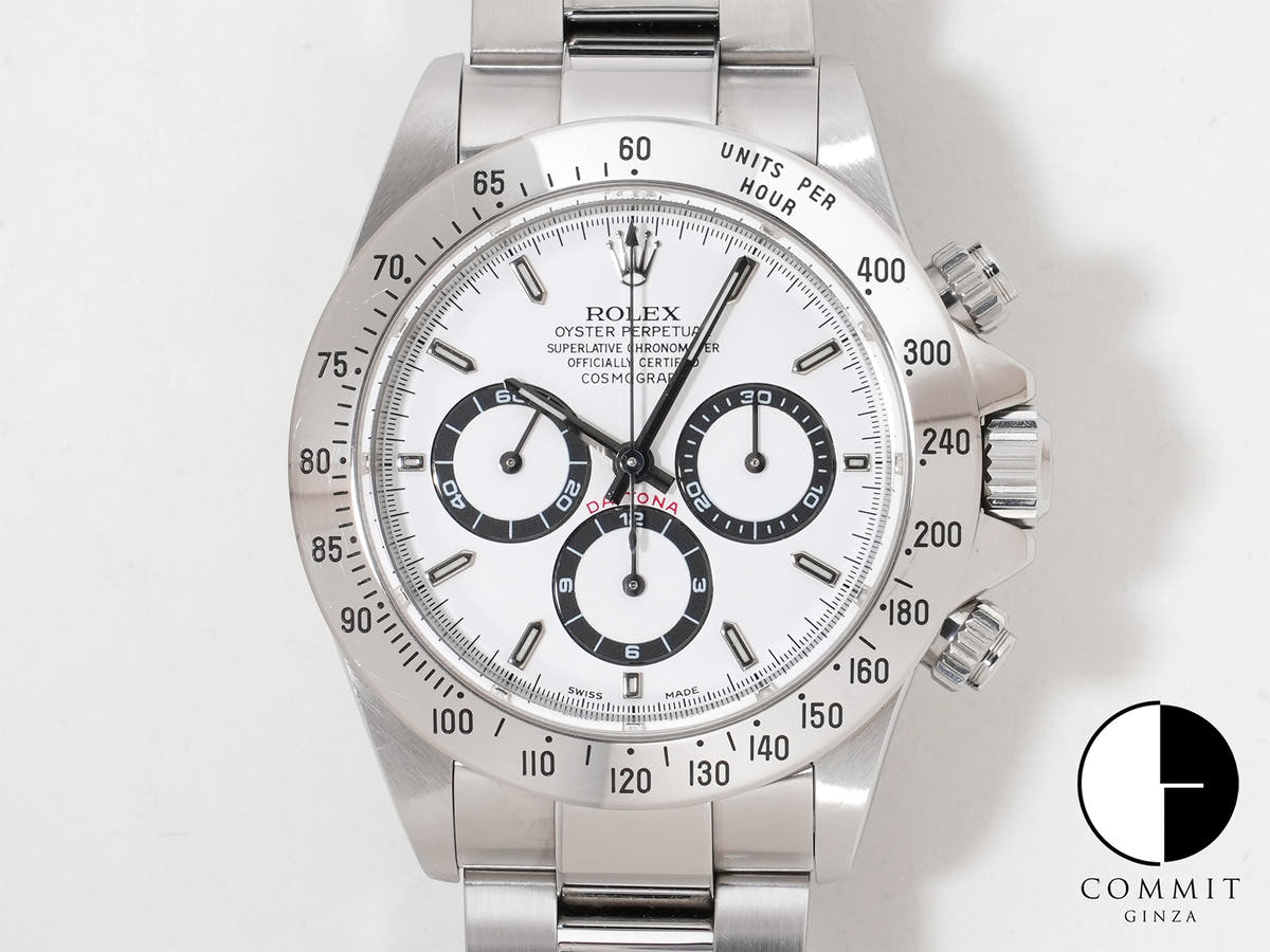 ロレックス デイトナ エルプリメロ Ref.16520 ステンレススチール ホワイト文字盤 中古 eheqnyyp