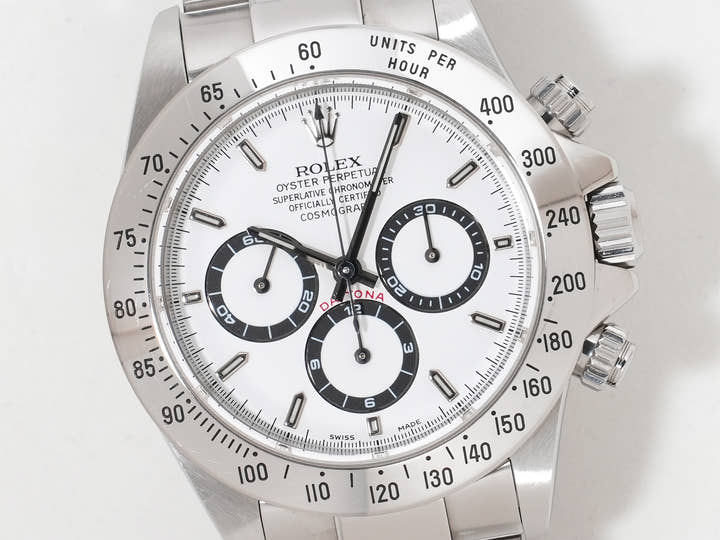 ロレックス デイトナ エルプリメロ Ref.16520 ステンレススチール ホワイト文字盤 中古 eheqnyyp