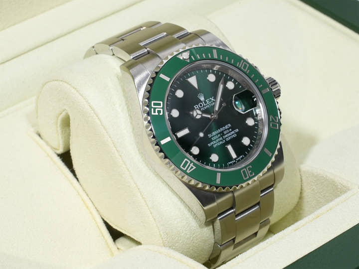 ロレックス サブマリーナー デイト Ref.116610LV ステンレススチール グリーン文字盤