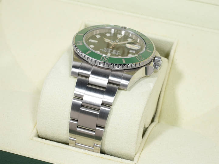 ロレックス サブマリーナー デイト Ref.116610LV ステンレススチール グリーン文字盤