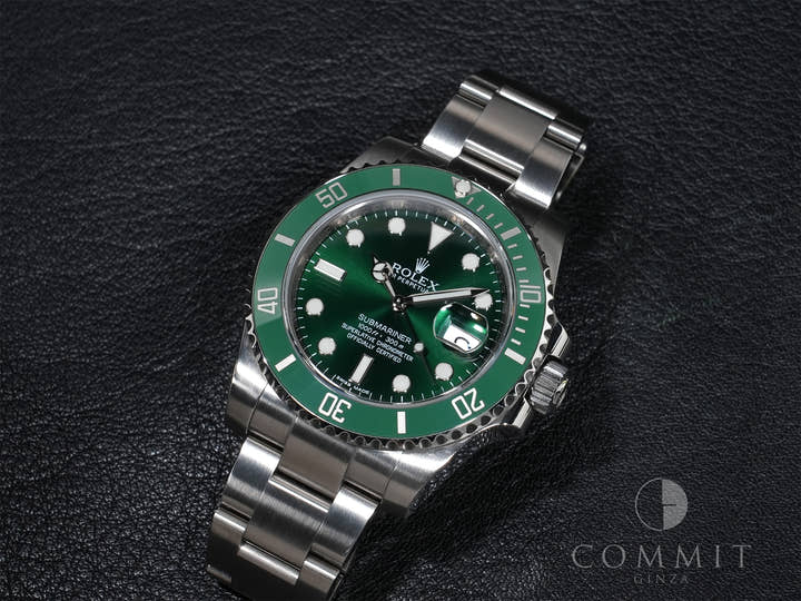 ロレックス サブマリーナー デイト Ref.116610LV ステンレススチール グリーン文字盤