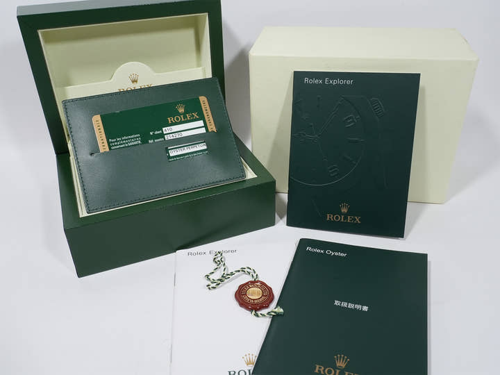 ロレックス エクスプローラーI Ref.214270 ステンレススチール ブラック文字盤