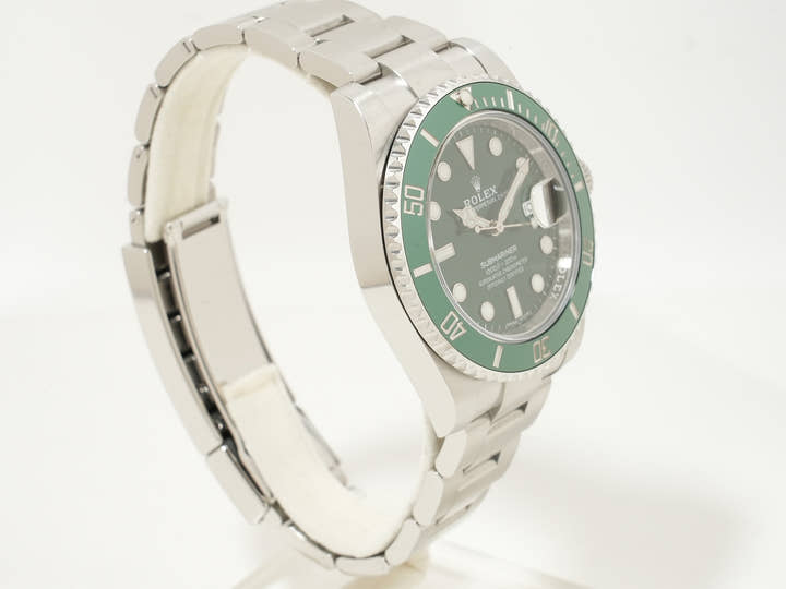 ロレックス サブマリーナー デイト Ref.116610LV ステンレススチール グリーン文字盤