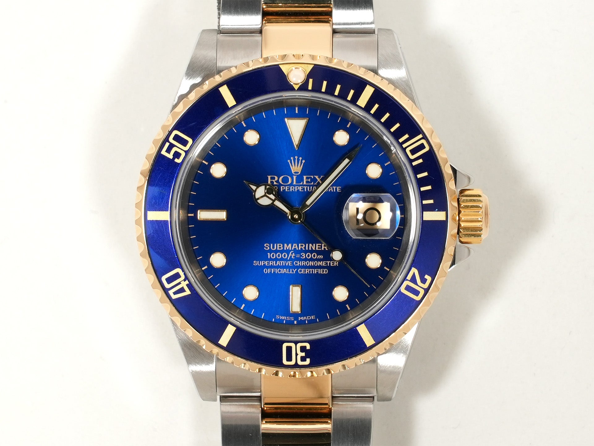 Rolex Submariner Date Ref. 16613 Stainless Steel/Yellow Gold Blue Dial
