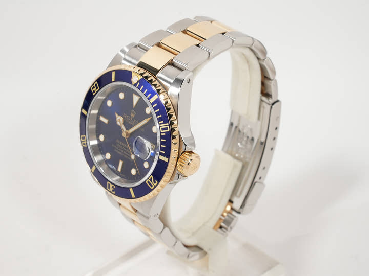 ロレックス サブマリーナー デイト Ref.16613 ステンレススチール/イエローゴールド ブルー文字盤