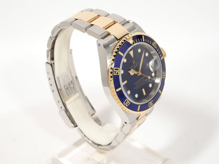 ロレックス サブマリーナー デイト Ref.16613 ステンレススチール/イエローゴールド ブルー文字盤