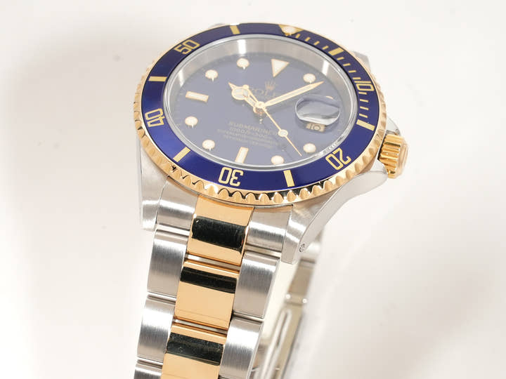 ロレックス サブマリーナー デイト Ref.16613 ステンレススチール/イエローゴールド ブルー文字盤