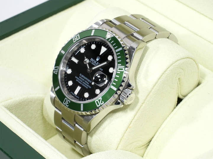 ロレックス サブマリーナー デイト Ref.16610LV ステンレススチール ブラック文字盤 美中古 nn3mbqqe