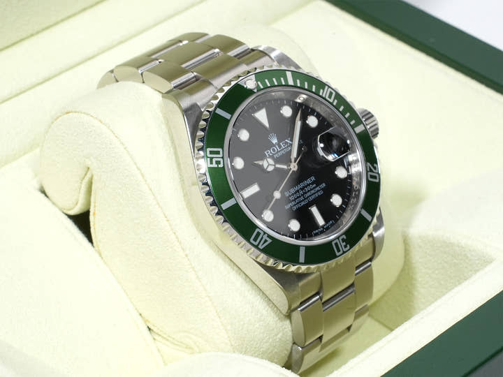 ロレックス サブマリーナー デイト Ref.16610LV ステンレススチール ブラック文字盤 美中古 nn3mbqqe