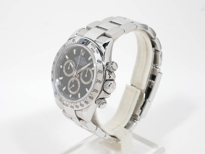 ロレックス デイトナ Ref.116520 ステンレススチール ブラック文字盤 中古 jbnr6f6y