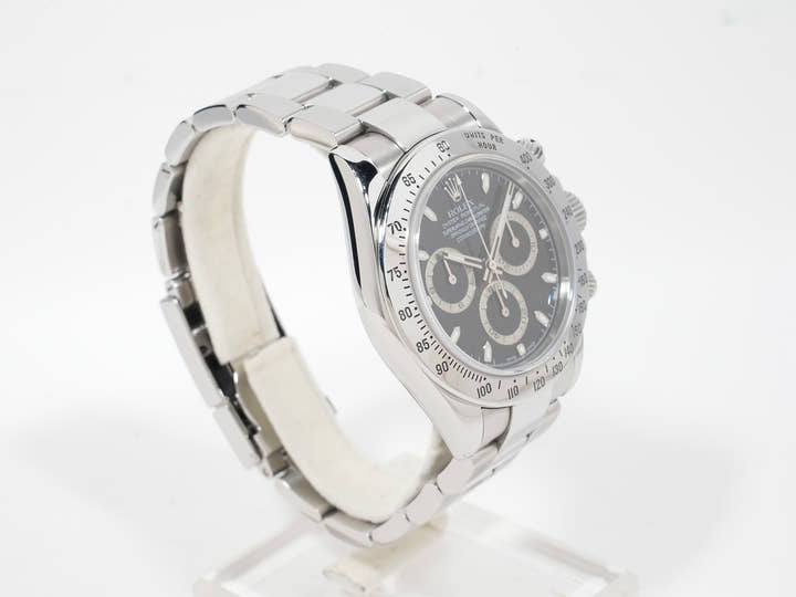 ロレックス デイトナ Ref.116520 ステンレススチール ブラック文字盤 中古 jbnr6f6y