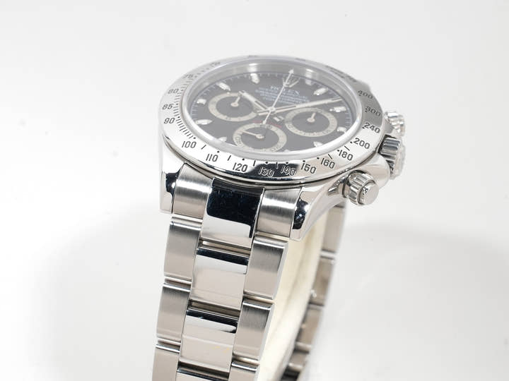 ロレックス デイトナ Ref.116520 ステンレススチール ブラック文字盤 中古 jbnr6f6y