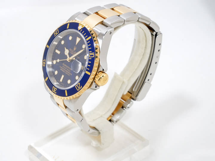 ロレックス サブマリーナー デイト Ref.16613 ステンレススチール/イエローゴールド ブルー文字盤