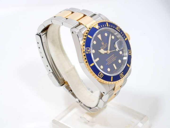 ロレックス サブマリーナー デイト Ref.16613 ステンレススチール/イエローゴールド ブルー文字盤