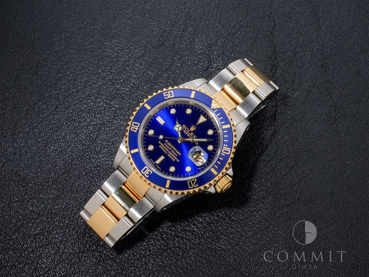 ロレックス サブマリーナー デイト Ref.16613 ステンレススチール/イエローゴールド ブルー文字盤