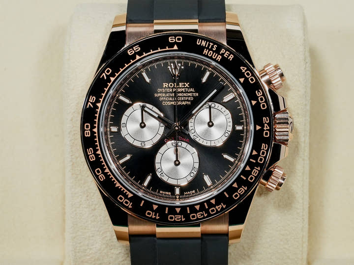 ロレックス デイトナ Ref.126515LN エバーローズゴールド ブライトブラックxサンダスト文字盤