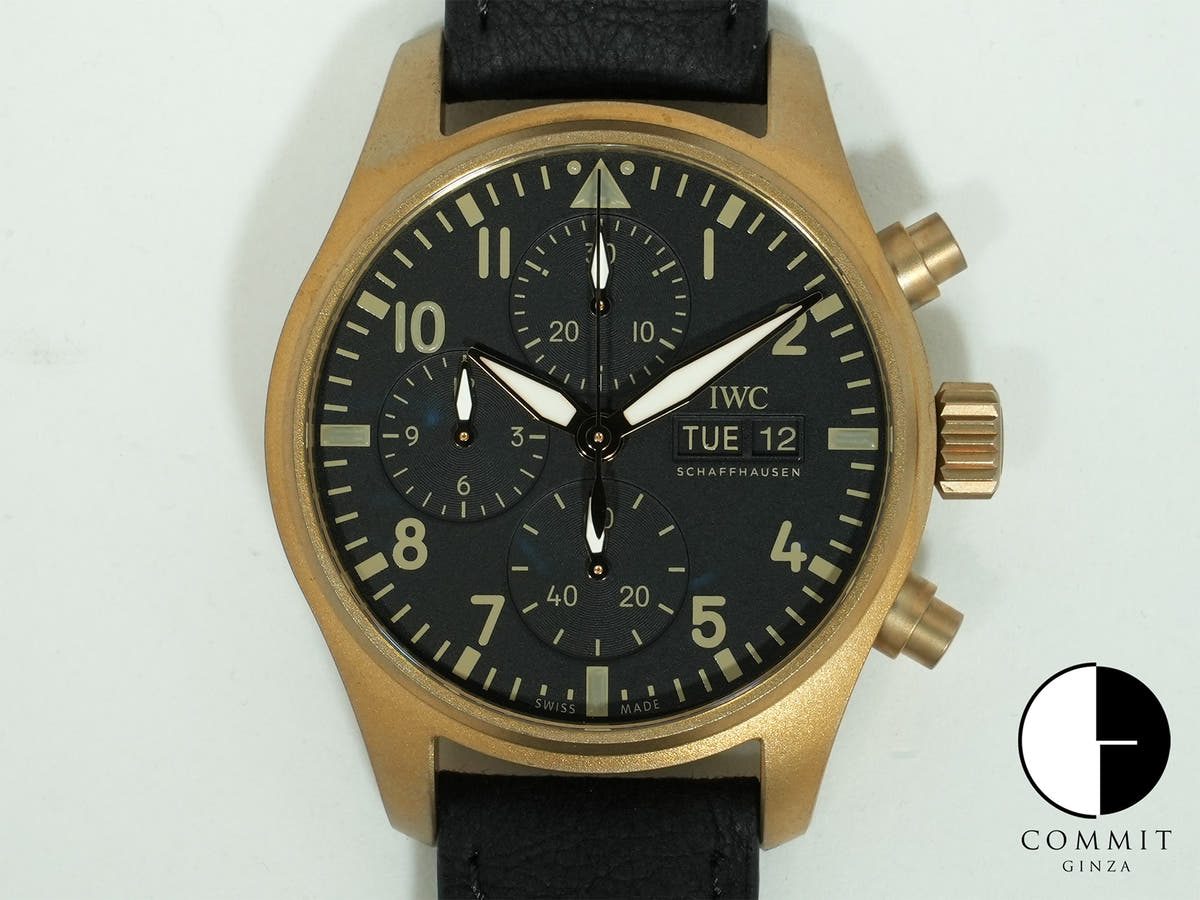 IWC パイロット・ウォッチ・クロノグラフ “10イヤーズ・オブ MR PORTER” Ref.IW387907 Bronze ブラック文字盤 未使用 yf9wyvaq