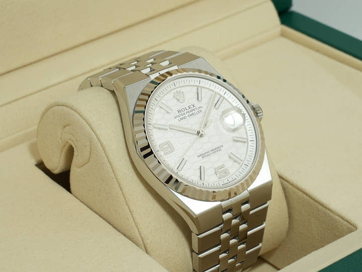 ロレックス ランドドゥエラー Ref.127334 ステンレススチール/ホワイトゴールド ホワイト文字盤