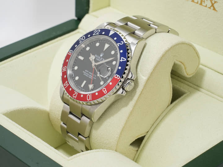 ロレックス GMTマスターII Ref.16710 ステンレススチール ブラック文字盤 オイスターブレスレット 中古 8pwu2xk8