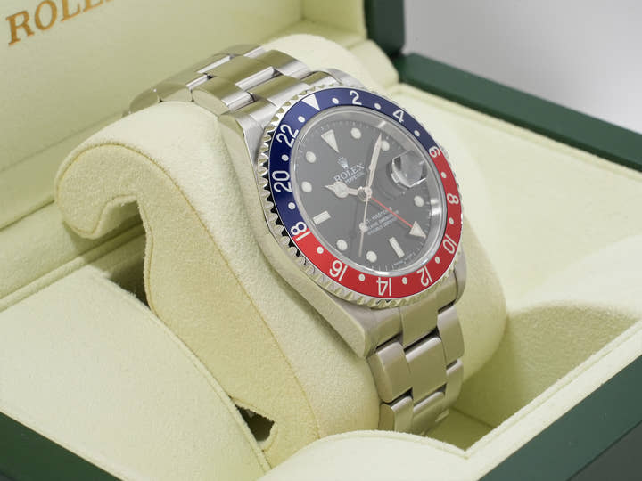 ロレックス GMTマスターII Ref.16710 ステンレススチール ブラック文字盤 オイスターブレスレット 中古 8pwu2xk8