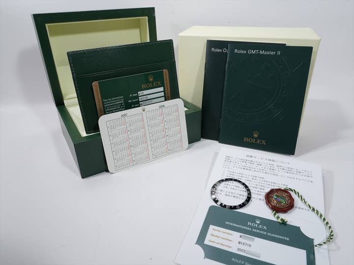 ロレックス GMTマスターII Ref.16710 ステンレススチール ブラック文字盤 オイスターブレスレット 中古 8pwu2xk8