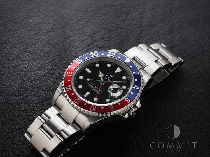 ロレックス GMTマスターII Ref.16710 ステンレススチール ブラック文字盤 オイスターブレスレット 中古 8pwu2xk8