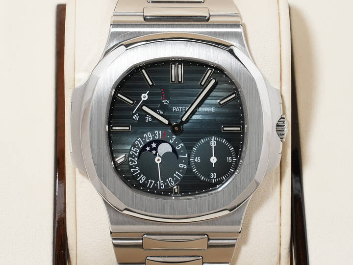Patek Philippe Nautilus Petite Complication Ref. 5712/1A-001 Stainless Steel Blue Dial