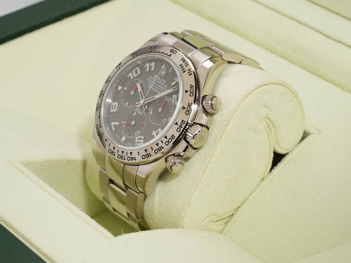 ロレックス デイトナ Ref.116509 ホワイトゴールド グレーアラビア文字盤 中古 nxvjxa93