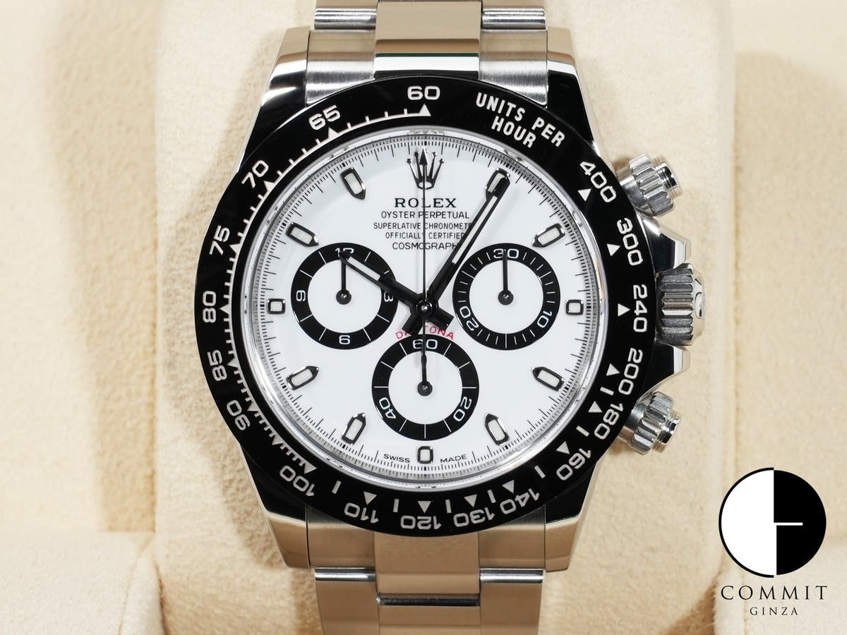 ロレックス デイトナ Ref.116500LN ステンレススチール ホワイト文字盤