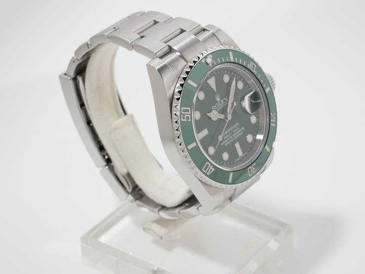 ロレックス サブマリーナー デイト Ref.116610LV ステンレススチール グリーン文字盤