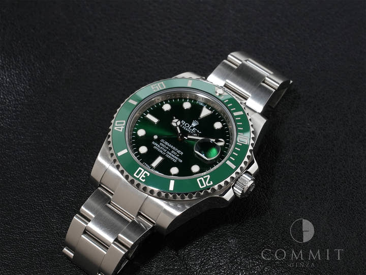 ロレックス サブマリーナー デイト Ref.116610LV ステンレススチール グリーン文字盤