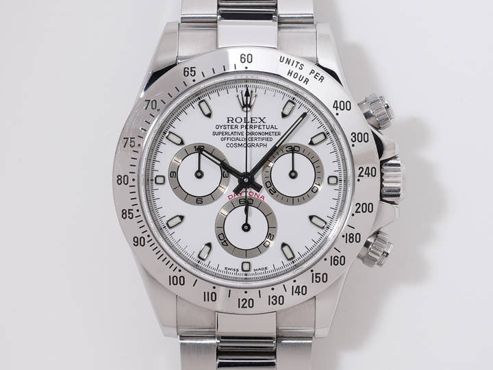 Rolex Daytona Ref. 116520 Stainless Steel White Dial